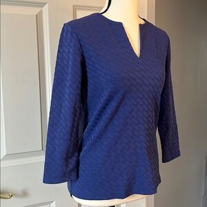 J.McLaughlin Carly Vneck Jacquard Top